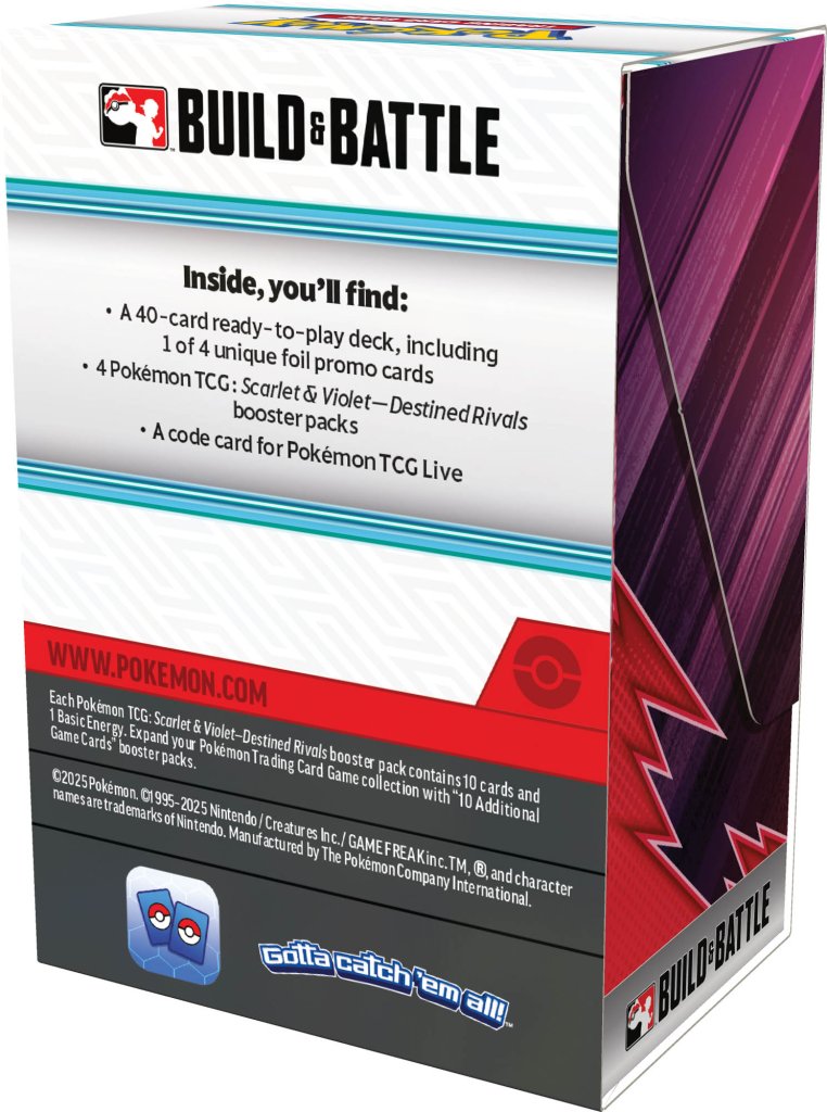 Pokemon TCG Scarlet & Violet Destined Rivals Build & Battle Box