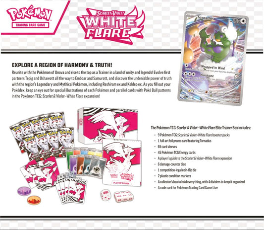 Pokémon TCG: Scarlet & Violet White Flare Elite Trainer Box