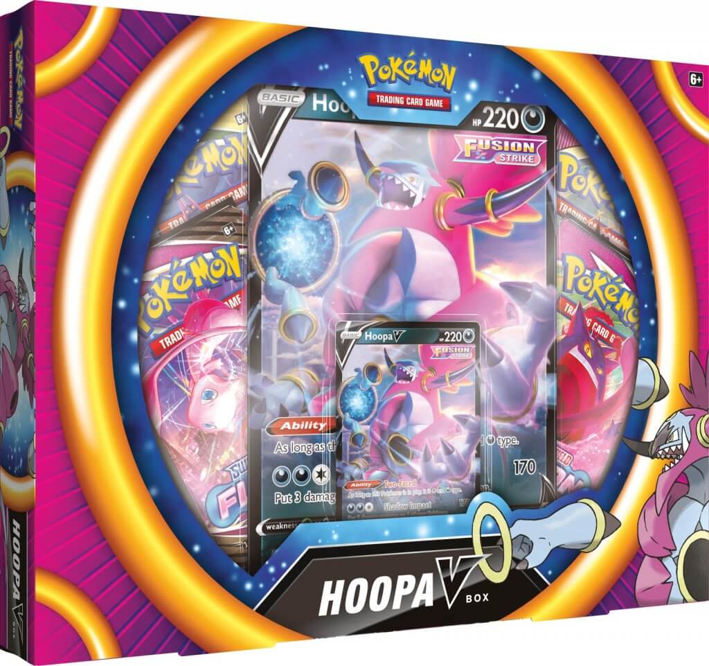 POKÉMON TCG Dragonite or Hoopa V Box