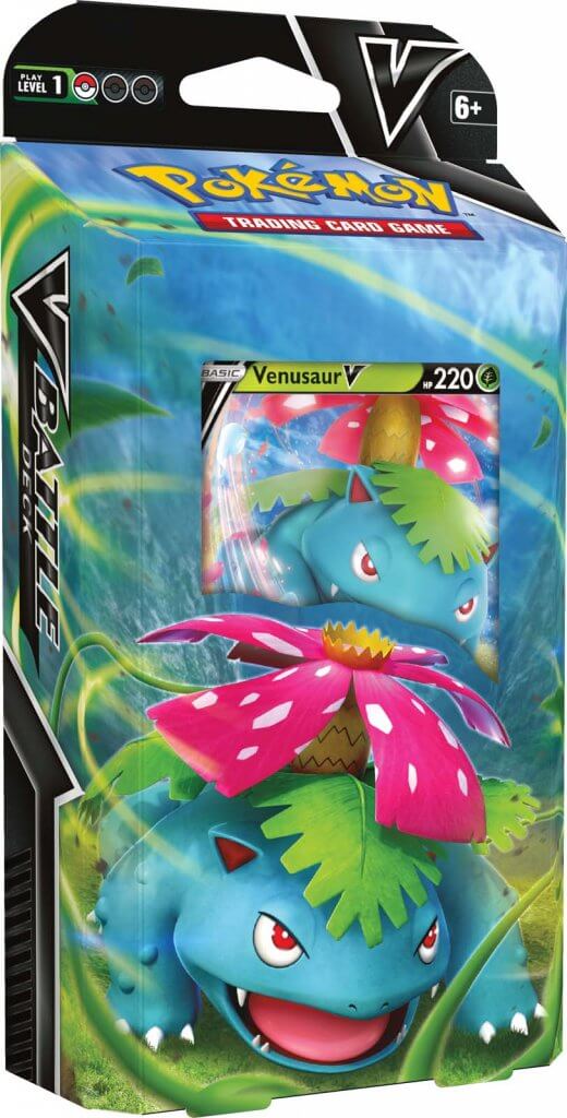POKÉMON TCG Venusaur V or Blastoise V Battle Deck