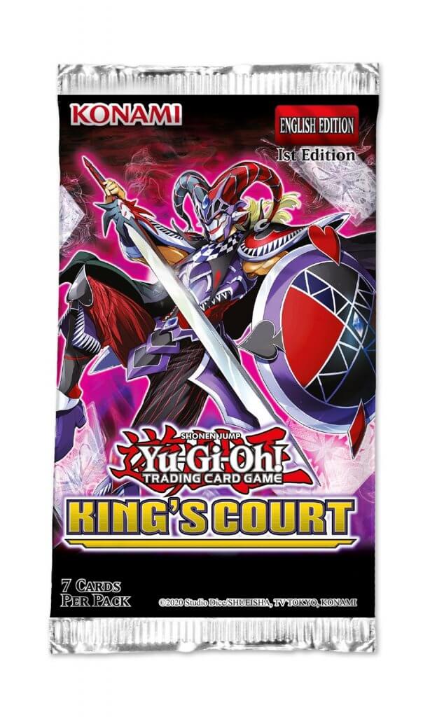 YU-GI-OH! TCG King's Court 7 x card Booster Pack