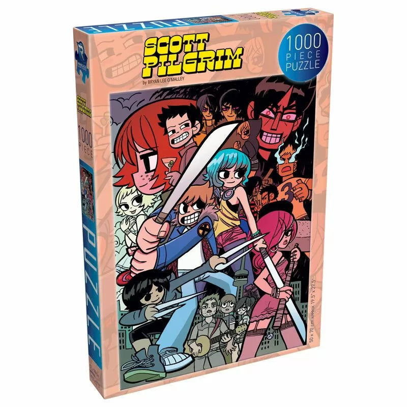 Scott Pilgrim #4: Colorful Collage Jigsaw Puzzle