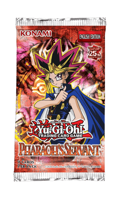 YU-GI-OH! TCG 2023 Reprint - 25th Anniversary Pharaoh's Servant 9 x Card Booster