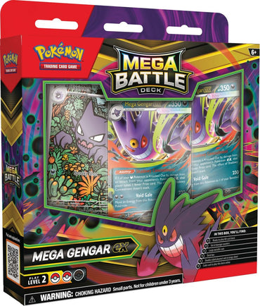Pokémon TCG: Mega Battle Deck—Mega Gengar ex or Mega Diancie ex