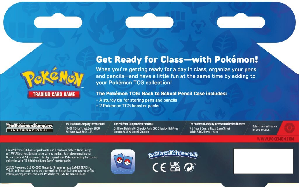 POKÉMON TCG Pencil Tin