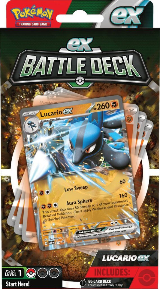 POKÉMON TCG V Battle Deck Ampharos / Lucario