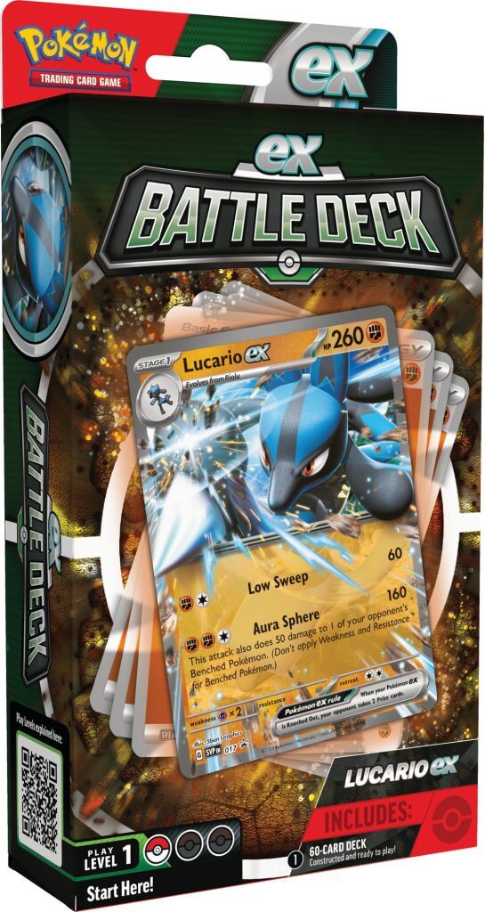 POKÉMON TCG V Battle Deck Ampharos / Lucario