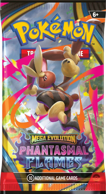 Pokemon TCG: Mega Evolution - Phantasmal Flames Booster Pack