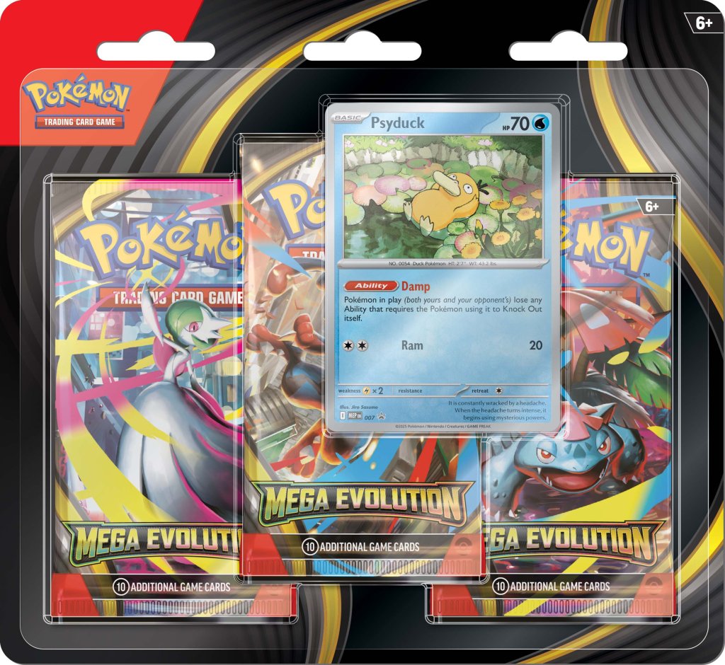 Pokémon TCG: Mega Evolution Three Booster Blister