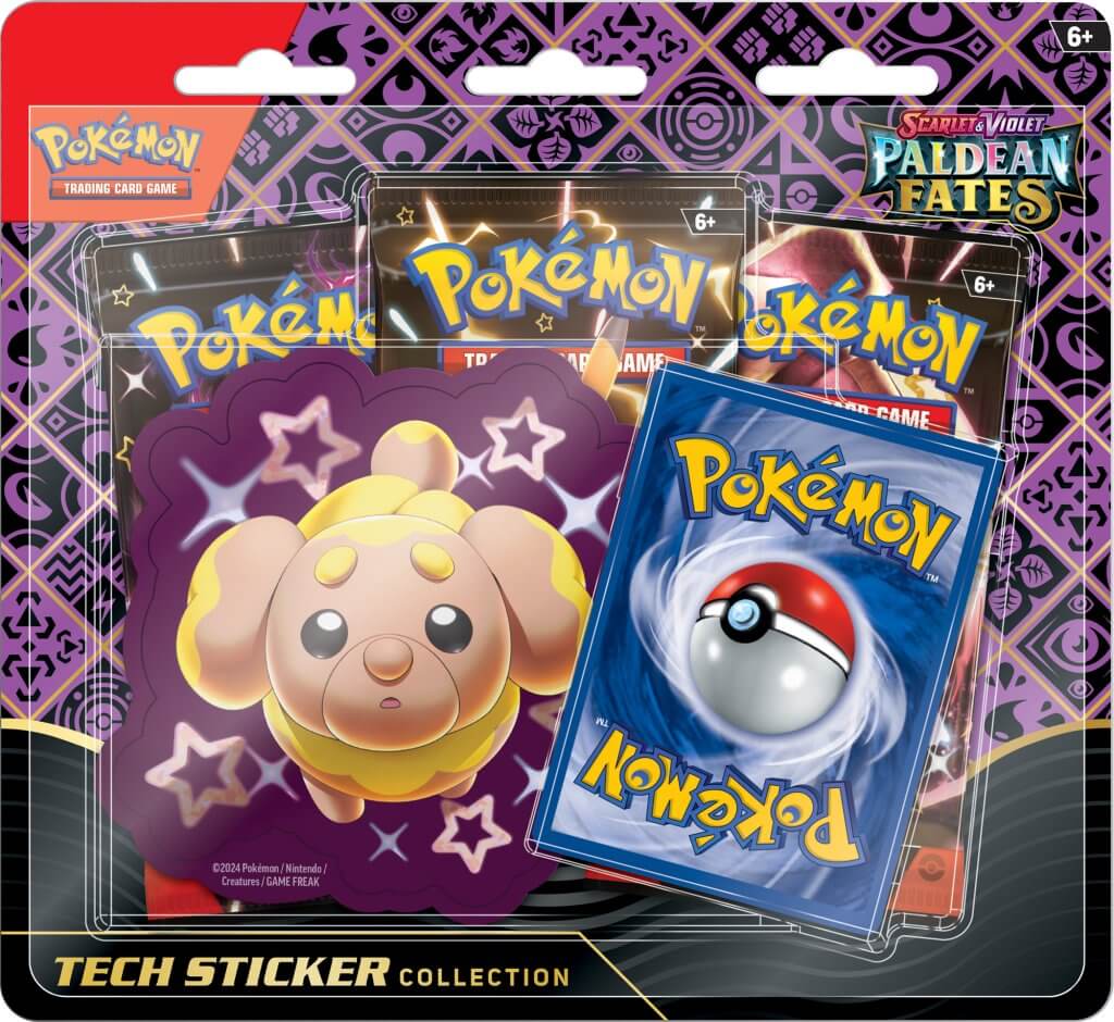 POKÉMON TCG Scarlet & Violet Paldean Fates Tech Sticker Blister