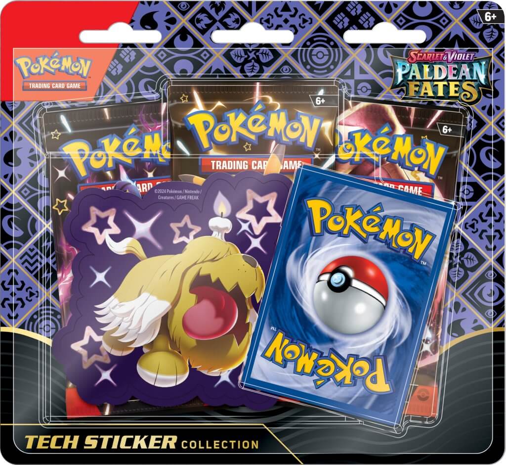 POKÉMON TCG Scarlet & Violet Paldean Fates Tech Sticker Blister