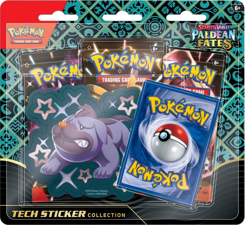 POKÉMON TCG Scarlet & Violet Paldean Fates Tech Sticker Blister
