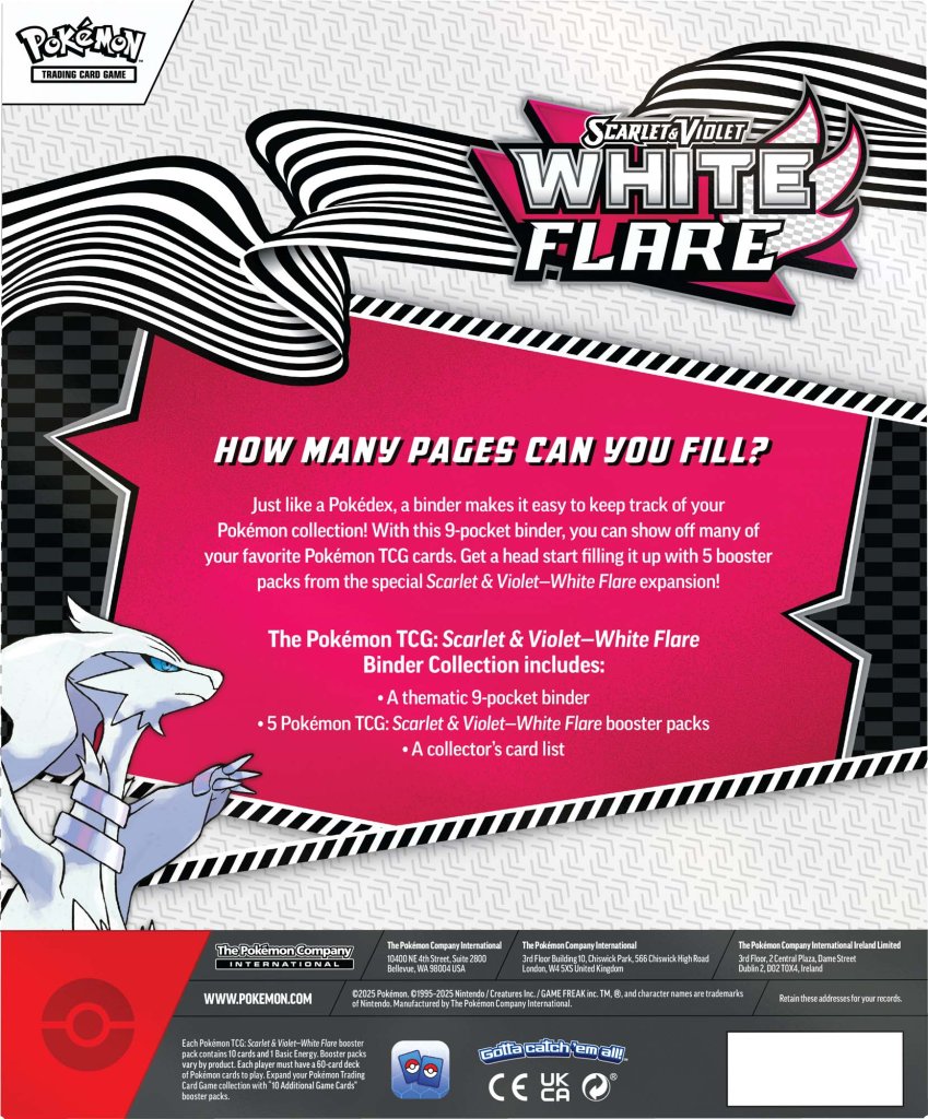 Pokémon TCG: Scarlet & Violet—White Flare Binder Collection