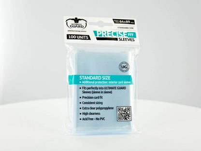 Ultimate Guard Precise-Fit Sleeves Standard Size Transparent (100)