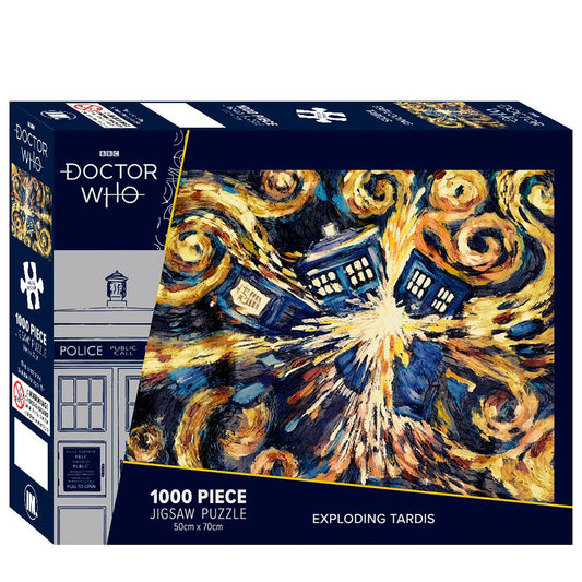 Doctor Who - Exploding Tardis 1000 Piece Jigsaw Puzzle