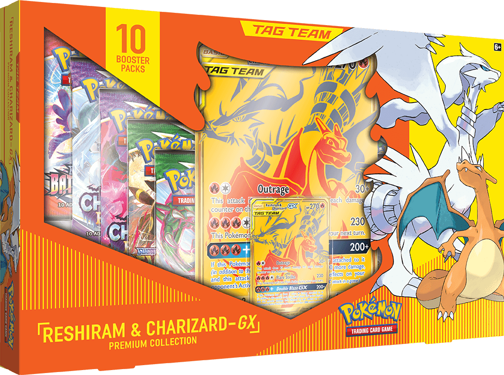 POKÉMON TCG Charizard Reshriam GX Premium Collection