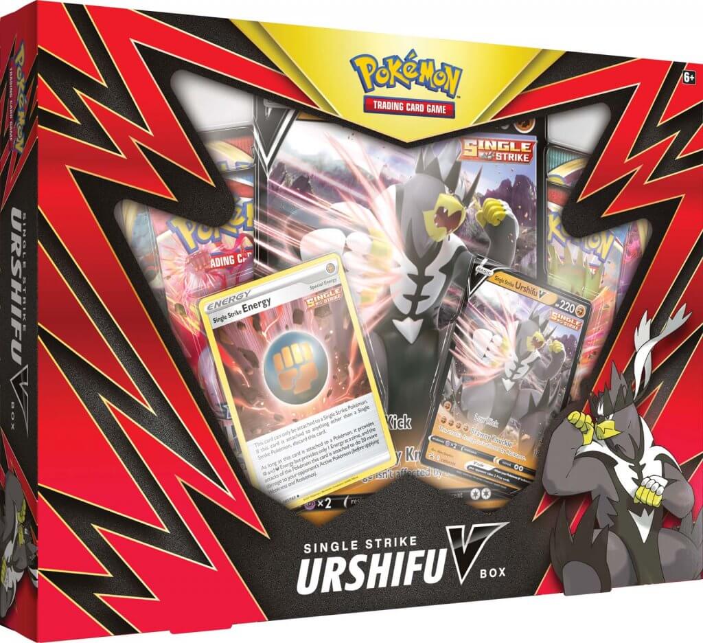 POKÉMON TCG Single/Rapid Strike Urshifu V Box