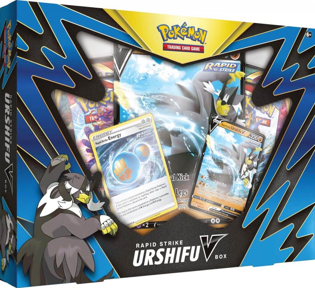 POKÉMON TCG Single/Rapid Strike Urshifu V Box