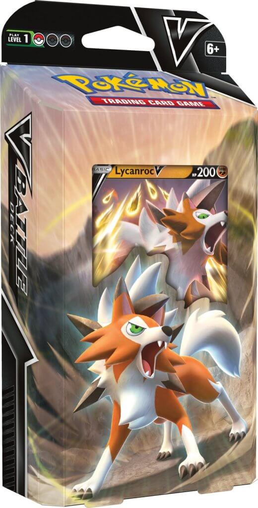 POKÉMON TCG Lycanroc V or Corviknight V Battle Deck