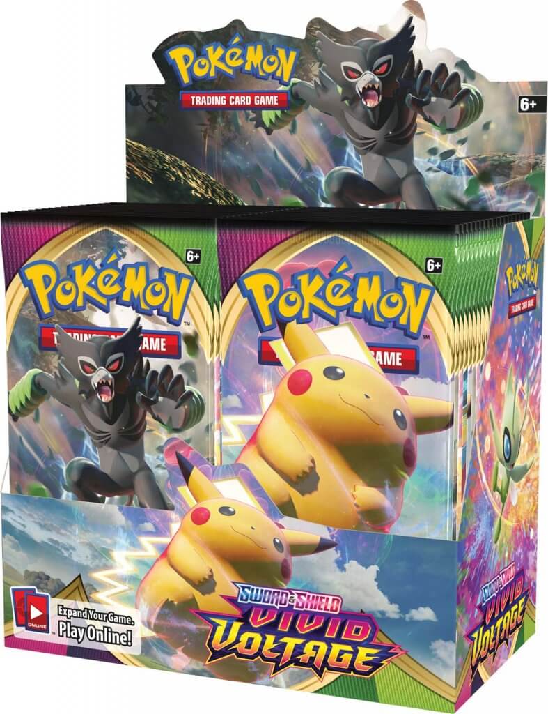 POKÉMON TCG Sword and Shield- Vivid Voltage Booster