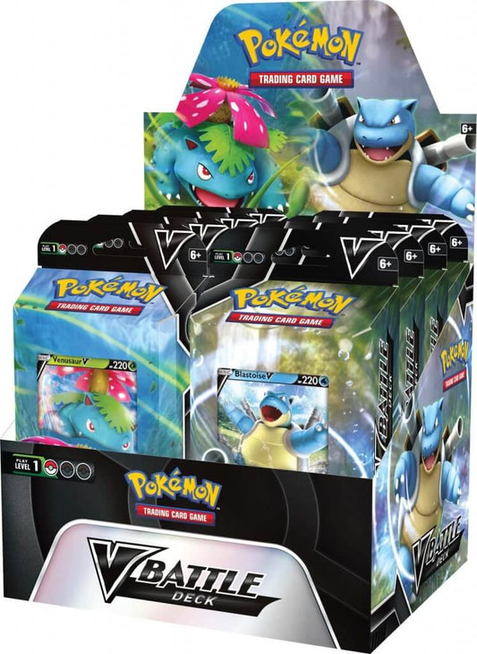 POKÉMON TCG Venusaur V or Blastoise V Battle Deck