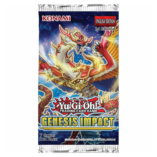 YU-GI-OH! TCG Genesis Impact - 7 x card Booster Pack