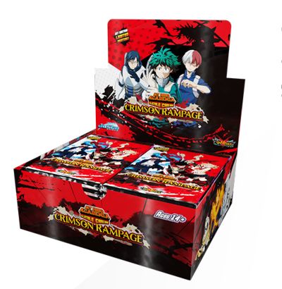 My Hero Academia Collectible Card Game Crimson Rampage Booster Pack